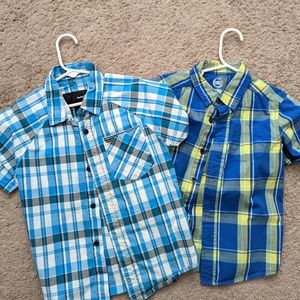 3 Boys flannel shirts